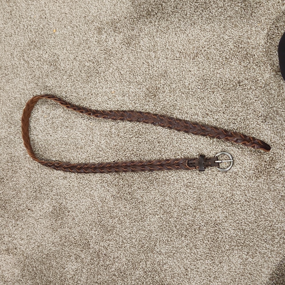 Leather belt